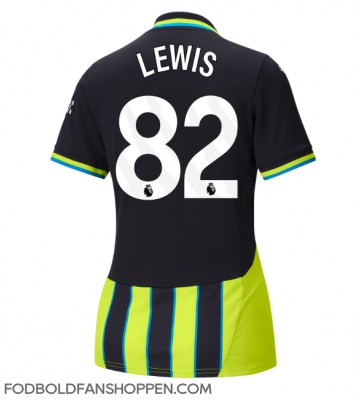 Manchester City Rico Lewis #82 Udebanetrøje Dame 2024-25 Kortærmet